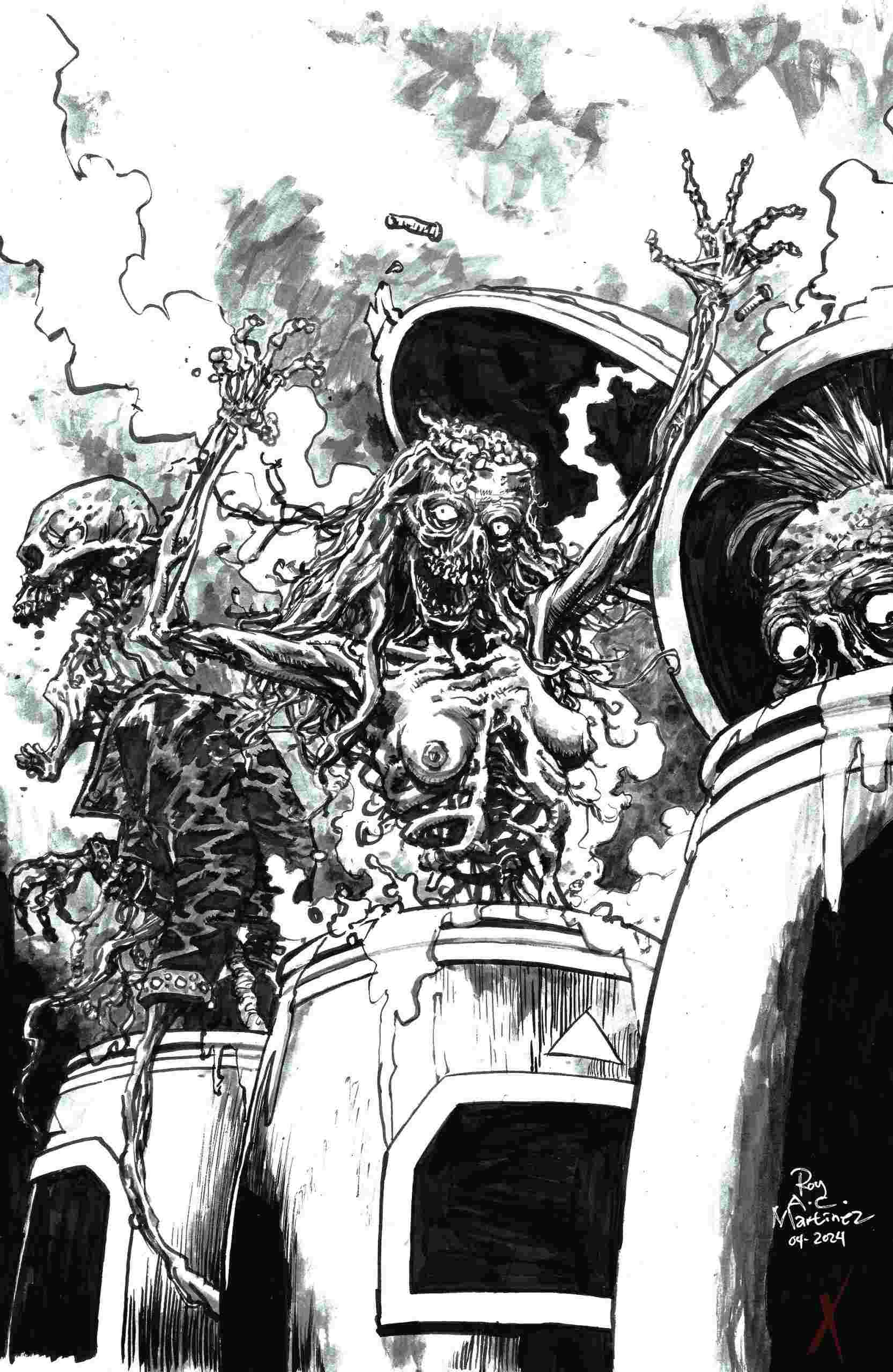 Return Of The Living Dead #2 Cvr E B&W Martinez Ltd Ed