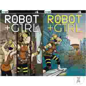 Robot + Girl #6 Cvr C  Mike White Holofoil Flip