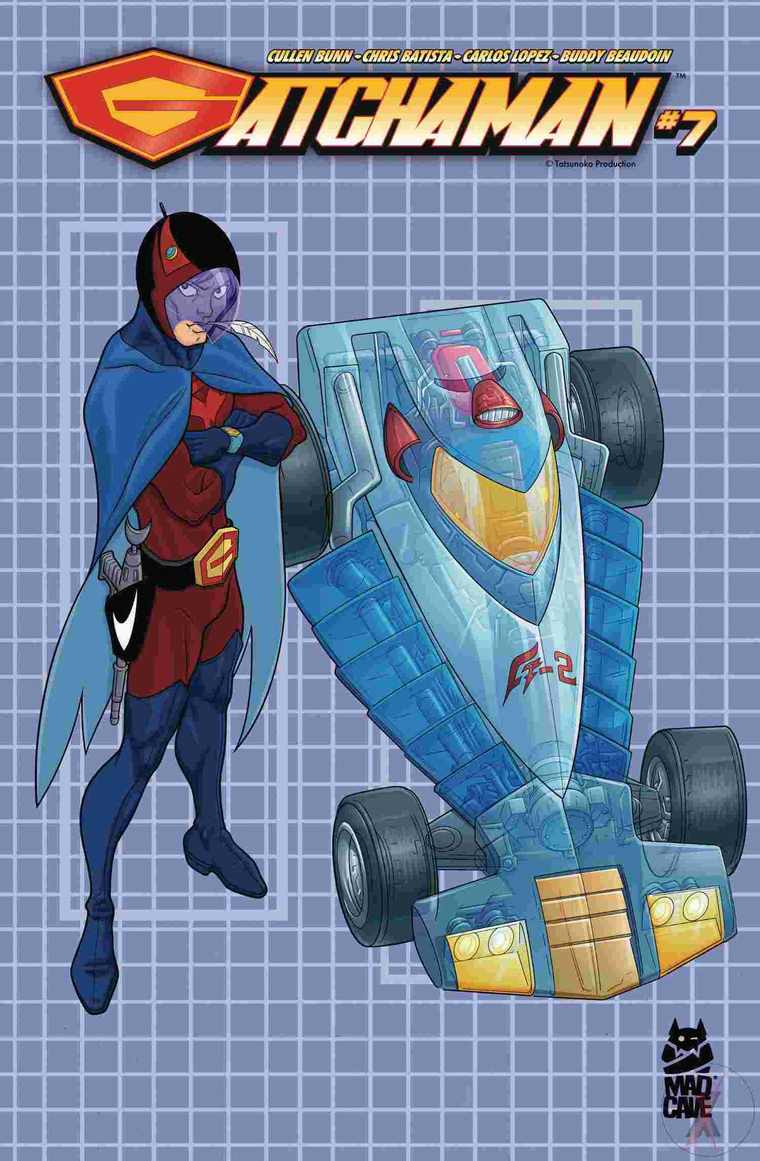 Gatchaman #7 Cvr B Batista Vechicle