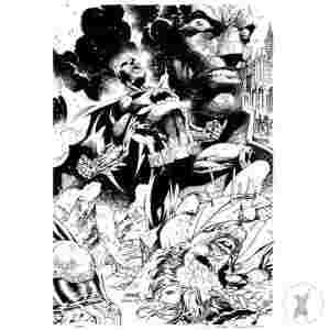 Batman #158 Cvr Q Inc 1:608 Jim Lee & Scott Williams Inks Card Stock Var Signed By Jeph Loeb