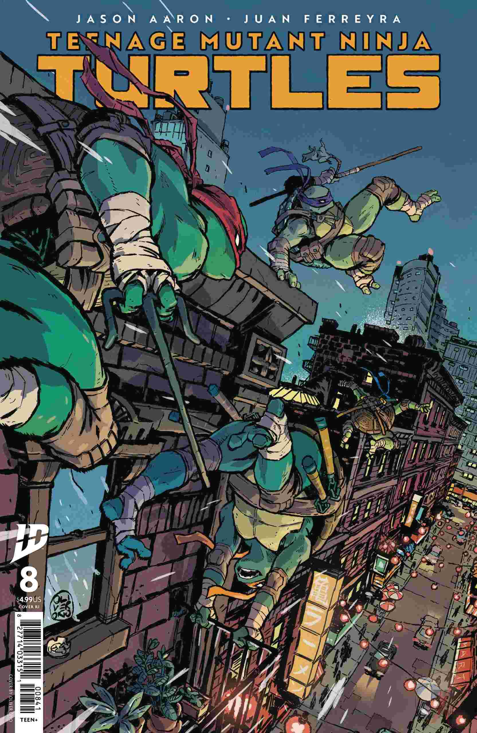 Teenage Mutant Ninja Turtles 2024 #8 10 Copy Ono Incv