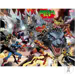 Godzilla Vs Fantastic Four #1 Leinil Yu Wraparound Var