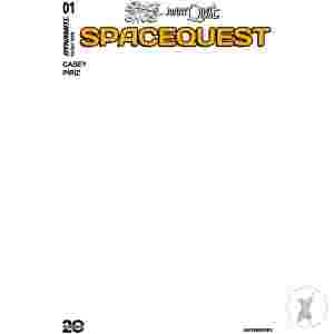 Space Ghost Jonny Quest Space Quest #1 Cvr H Blank Authentix