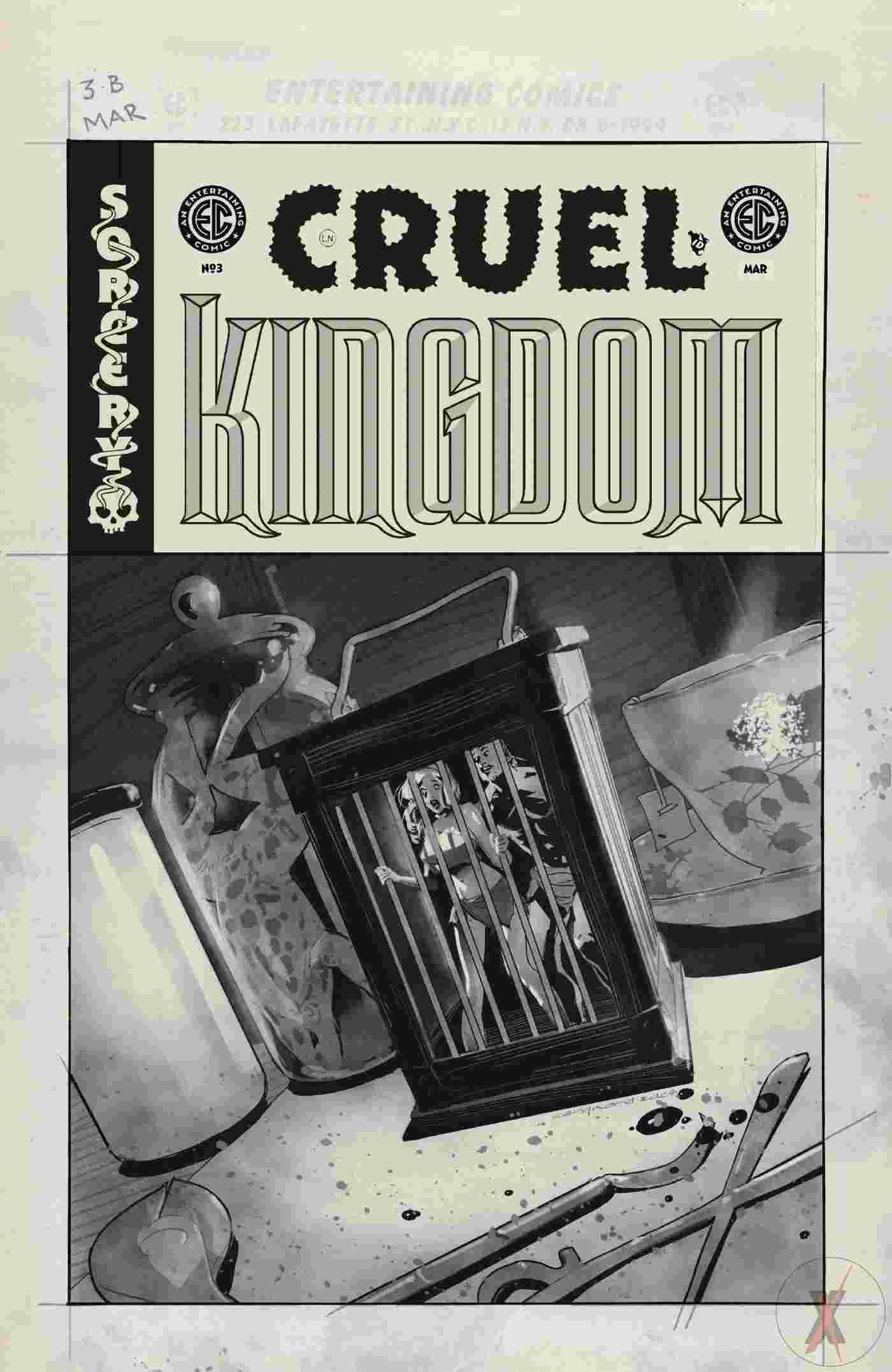 Ec Cruel Kingdom #3 Cvr D 20 Copy Incv Nord B&W Ed