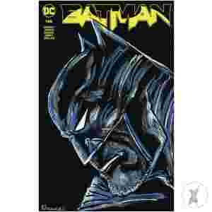 Df Batman #145 Black Blank Cvr Art Sgn & Remarked Neidlinger