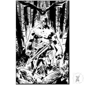 Lost Fantasy #1 Cvr C Inc 1:15 Luca Casalanguida B&W Var