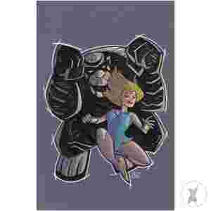 Herculoids #3 Cvr L 15 Copy Incv Rousseau Pastel Art Virgin