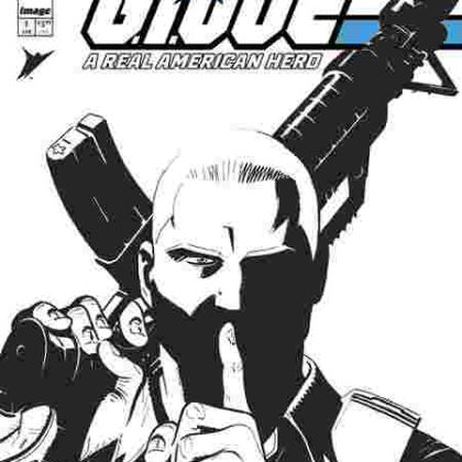 Gi Joe A Real American Hero Silent Missions Edition #21 Cvr C Inc 1:10 Andy Kubert B&W Var