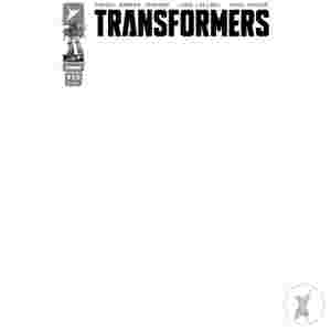Transformers #19 Cvr G Blank Sketch Var