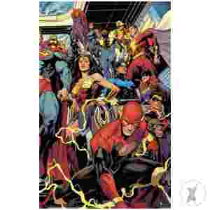 Justice League Unlimited #8 Cvr G Inc 1:25 Travis Moore Card Stock Var (We Are Yesterday)