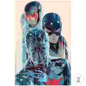 Justice League The Atom Project #6 (Of 6) Cvr D Inc 1:25 Otto Schmidt Card Stock Var