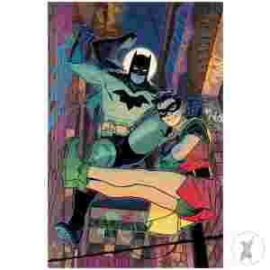 Batman & Robin Year One #8 (Of 12) Cvr C Evan Doc Shanner Card Stock Var