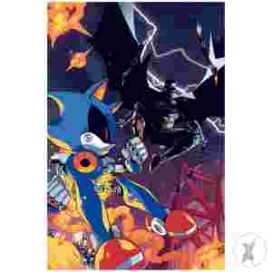 Dc X Sonic The Hedgehog #4 (Of 5) Cvr A Pablo M Collar