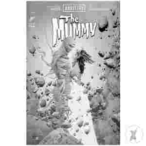 Universal Monsters The Mummy #4 (Of 4) Cvr D Inc 1:25 Jae Lee & June Chung Classic Horror B&W Var