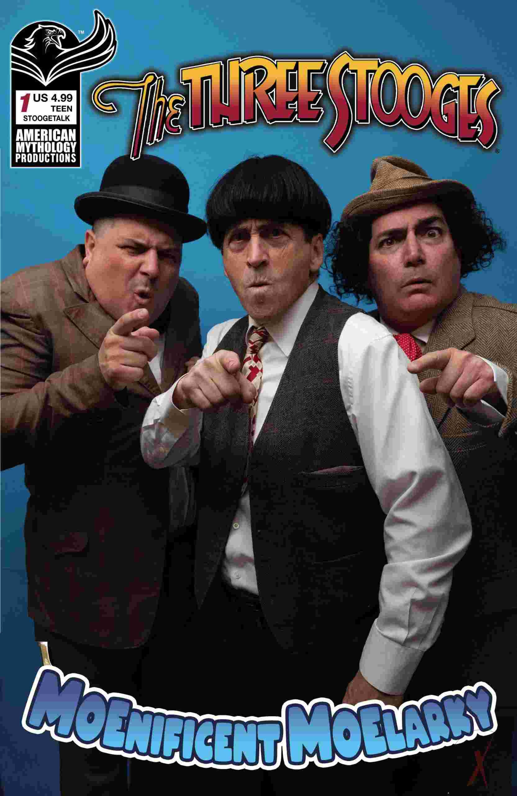 Three Stooges Moenificent Moelarky Cvr D Stoogetalk Photo
