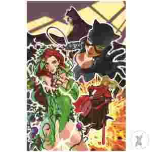 Batman #162 Cvr E Gerald Parel Gotham City Sirens Card Stock Var