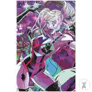 Gotham City Sirens Unfit For Orbit #2 (Of 5) Cvr C Guillem March Connecting Card Stock Var