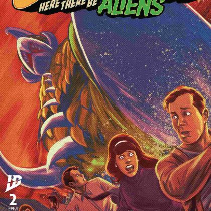 Gozilla Here There Be Aliens #2 Cvr B Hernandez