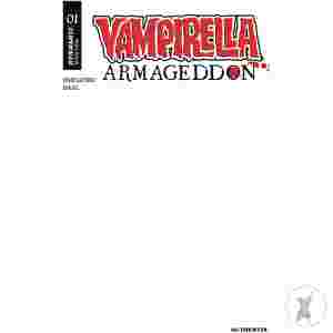 Vampirella Armageddon #1 Cvr J Blank Authentix