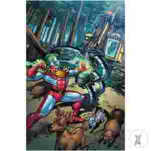Captain Planet #4 Cvr E Hardin Metal Premium (C: 1-1-2)