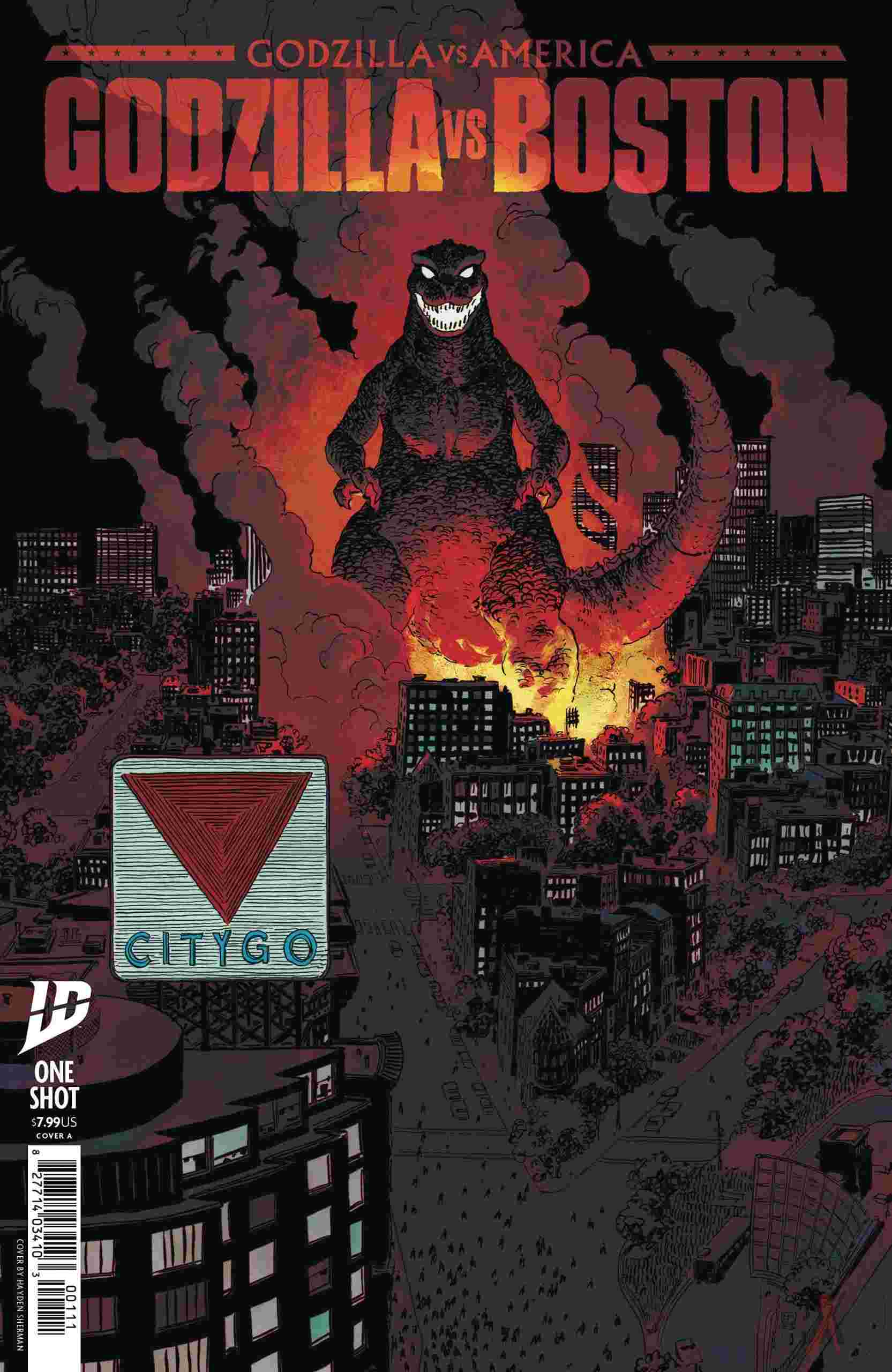 Godzilla Vs America Boston #1 Cvr A Sherman