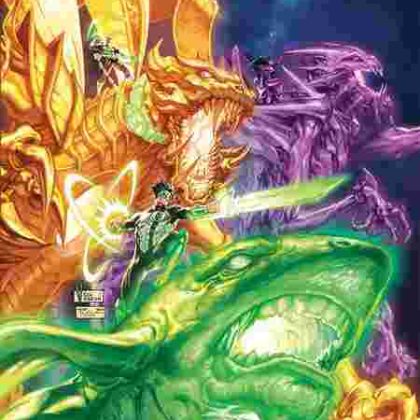 Green Lantern #26 Cvr A V Ken Marion Connecting (Starbreaker Supremacy)