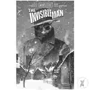 Universal Monsters The Invisible Man #1 (Of 4) Cvr D Inc 1:25 Joshua Middleton Classic Horror B&W Var