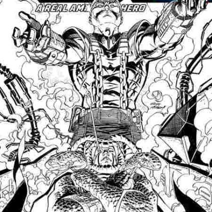 Gi Joe A Real American Hero #319 Cvr B Andy Kubert B&W Var