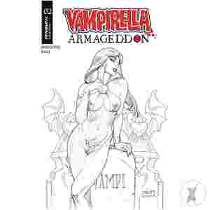 Vampirella Armageddon #2 Cvr K 10 Copy Incv Linsner Line Art