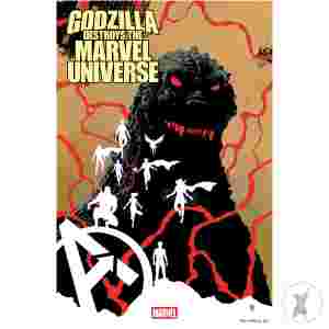 Godzilla Destroys Marvel Universe #2 25 Copy Incv Sorrentino