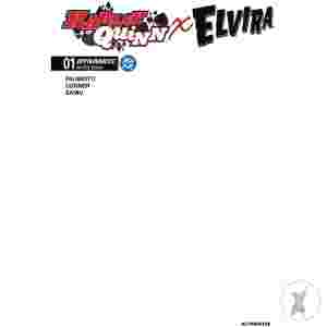 Harley Quinn X Elvira #1 Cvr J Blank Authentix (C: 1-0-0)