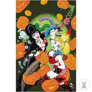 Harley Quinn X Elvira #1 Cvr L Conner 1 Ltd Virgin (C: 1-0-0