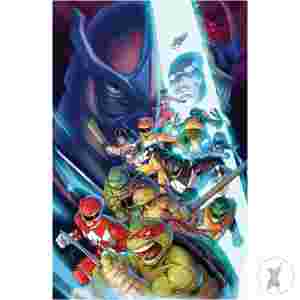 Mighty Morphin Power Rangers/Teenage Mutant Ninja Turtles Iii #2 F 1:25 Incv (Full Art, Pe)