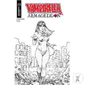 Vampirella Armageddon #3 Cvr G 10 Copy Incv Linsner Line Art