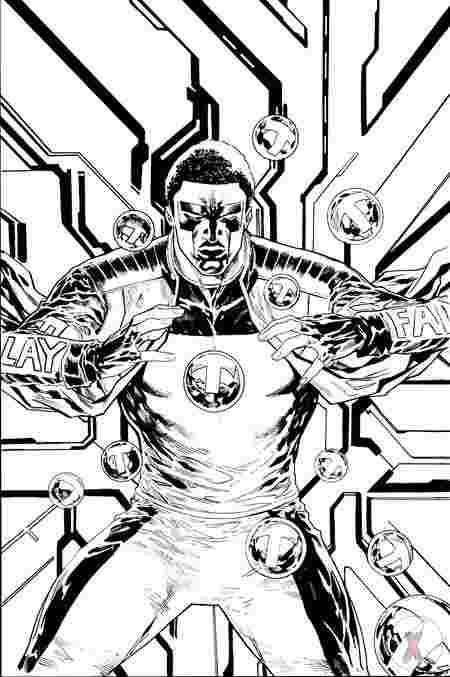 Mr Terrific Year One #5 (Of 6) Cvr B Ken Lashley Card Stock Var