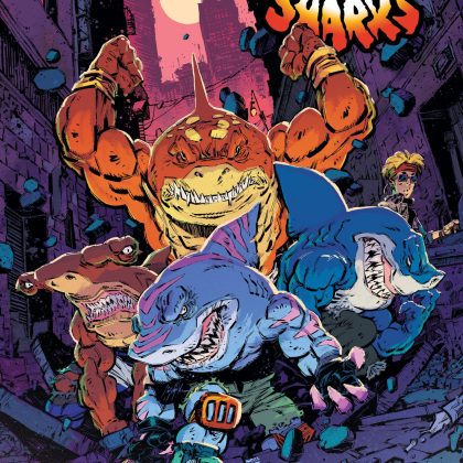 Street Sharks #1 Variant B (Corona)