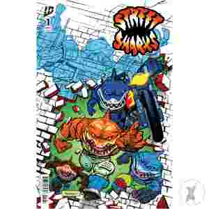 Street Sharks #1 Variant Ri (25) (Catalan) Incv 1:25