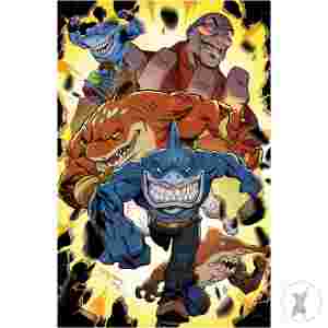 Street Sharks #1 Variant Ri (50) (Randolph Full Art) Incv 1:50