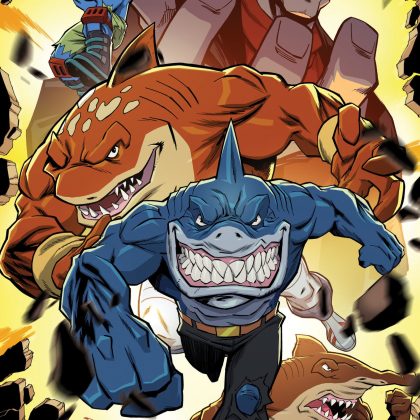 Street Sharks #1 Variant Ri (50) (Randolph Full Art) Incv 1:50