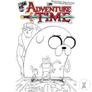 Adventure Time (2025) #5 Cvr F 50 Copy Incv B&W Winn