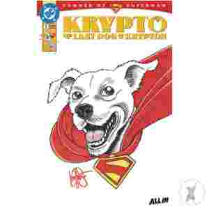 Df Krypto Last Dog Of Krypton #1 Haeser Sketch (C: 0-1-2)