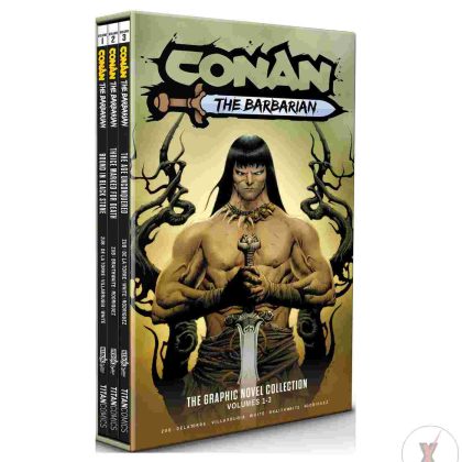 Conan The Barbarian 1-3 Slipcase Set Hc (Dm Ed) (Mr) (C: 0-1