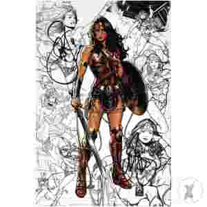 Df Justice League #1 Csa Exc Virgin Snyder & Brooks Sgn (C: