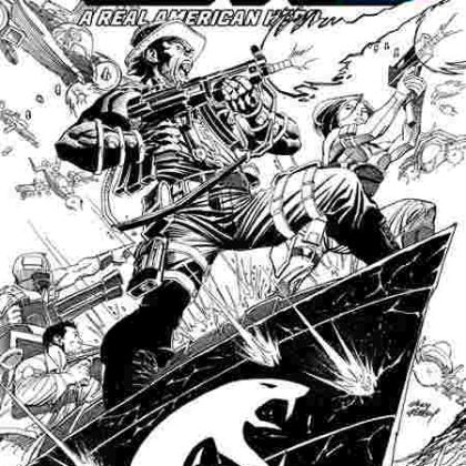Gi Joe A Real American Hero #320 Cvr B Andy Kubert B&W Var