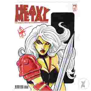 Df Heavy Metal Magazine #1 Blank Haeser Sketch (C: 0-1-2)