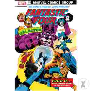 Fantastic Four #3 Vitale Mangiatordi Disney What If? Fantastic Four Homage Variant
