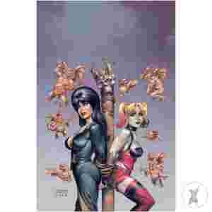 Harley Quinn X Elvira #2 Cvr Q 20 Copy Incv Linsner Vir (C: