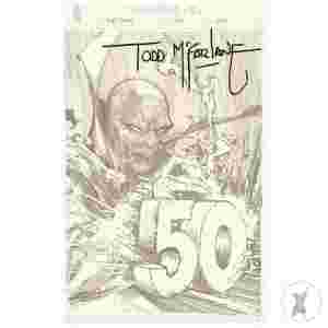 King Spawn #50 Cvr G Inc 1:1000 Todd Mcfarlane Sketch Var