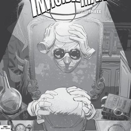 Universal Monsters The Invisible Man #3 (Of 4) Cvr D Inc 1:25 Lee Weeks B&W Var