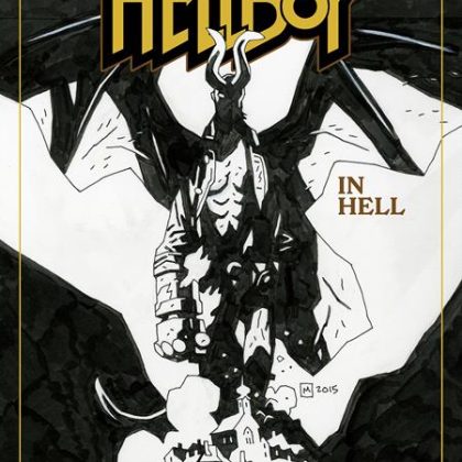 Mike Mignolas Hellboy In Hell Artists Edition Hc Book 02 Mike Mignola Cvr